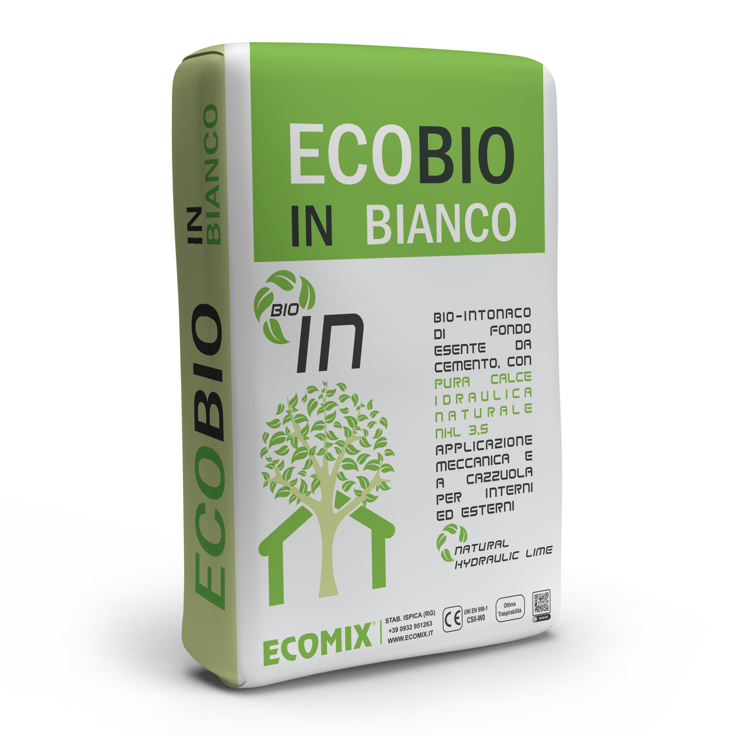 ECOMIX ECOBIO IN BIANCO 25 kg