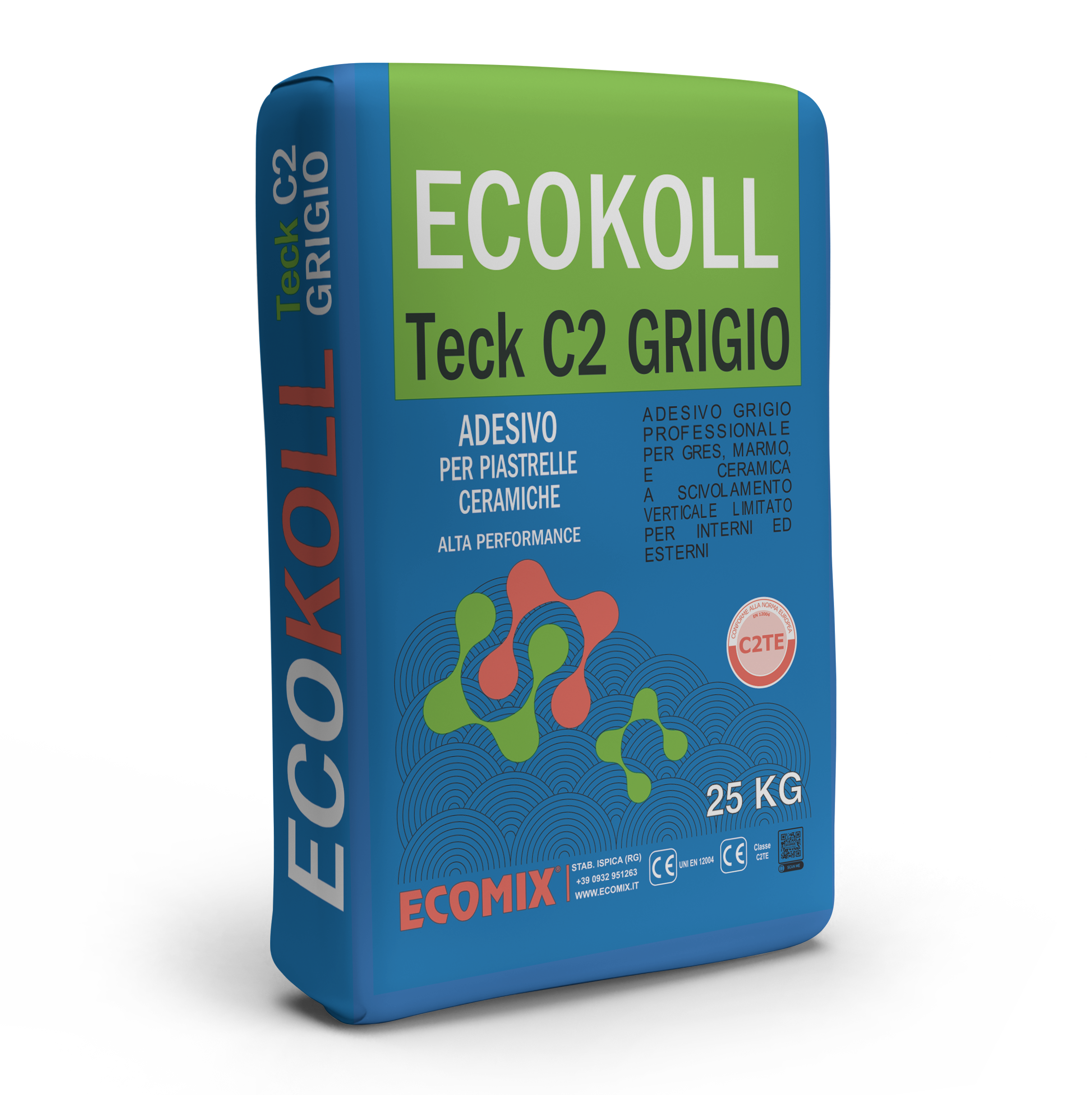 Ecokoll Teck C2 Grigio 25 kg